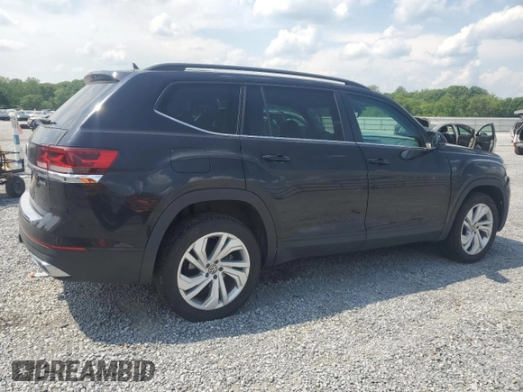 2023 Volkswagen Atlas SE with VIN 1V2KR2CA3PC545101, listed as a Copart auction lot 55264465 with 19,264 mi miles and Salvage title. Bid and sale history available at DreamBid. Image 3.