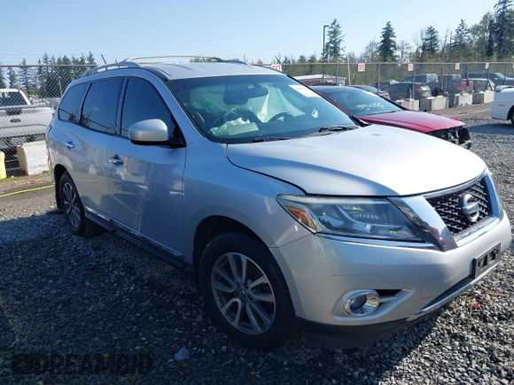 2013 Nissan Pathfinder SL with VIN 5N1AR2MM7DC674777, listed as a IAAI auction lot 42089000 with 157,084 mi miles and . Bid and sale history available at DreamBid. Image 1.