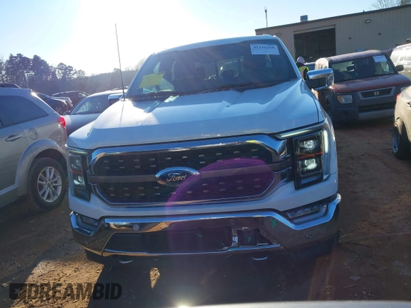 2022 Ford F-150 XL with VIN 1FTFW1ED5NFA02843, listed as a IAAI auction lot 41336268 with 35,066 mi miles. Bid and sale history available at carsss.com. Image 12.