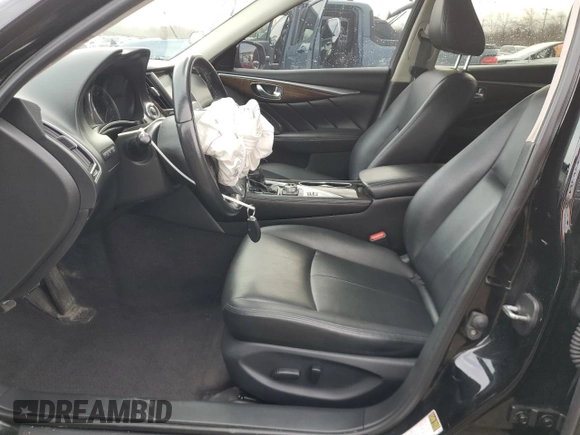 2019 Infiniti Q50 3.0t LUXE with VIN JN1EV7AR5KM554095, listed as a Copart auction lot 50028605 with 82,599 mi miles and Salvage Title. Bid and sale history available at carsss.com. Image 7.