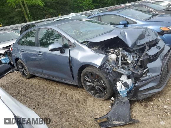 2024 Toyota Corolla SE with VIN 5YFS4MCE2RP187286, listed as a Copart auction lot 52734265 with 8,753 mi miles and Salvage Title. Bid and sale history available at DreamBid. Image 4.