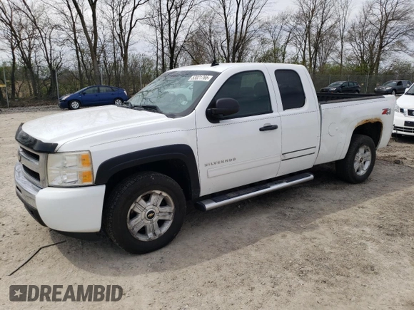 2010 Chevrolet Silverado 1500 LT with VIN 1GCSKSE30AZ142007, listed as a Copart auction lot 53021765 with 100,698 mi miles and Salvage Title. Bid and sale history available at DreamBid. Image 1.