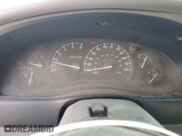1998 Ford Ranger XL with VIN 1FTZR15UXWPA17399, listed as a Copart auction lot 60555045 with 381,232 mi miles and Salvage title. Bid and sale history available at DreamBid. Image 9.