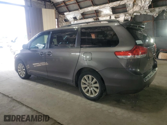 2013 Toyota Sienna LE with VIN 5TDJK3DCXDS059838, listed as a Copart auction lot 52107215 with 142,582 mi miles and Clean Title. Bid and sale history available at carsss.com. Image 2.