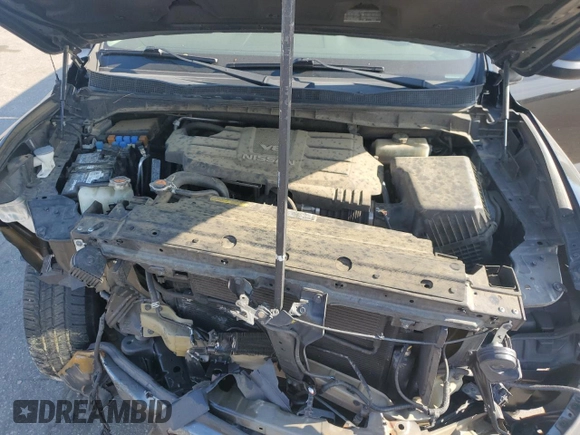 2017 Nissan Titan Platinum Reserve with VIN 1N6AA1E53HN569660, listed as a Copart auction lot 54409625 with 98,858 mi miles and Salvage title. Bid and sale history available at DreamBid. Image 11.