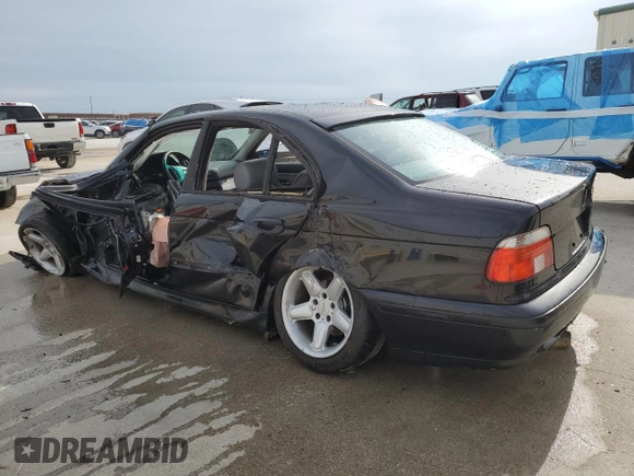 1998 BMW 5 Series 528iA with VIN WBADD6326WGT97216, listed as a Copart auction lot 55146364 with 0 mi miles and Non Repairable. Bid and sale history available at carsss.com. Image 2.