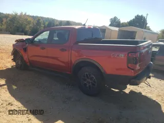 2024 Ford Ranger XLT with VIN 1FTER4HH3RLE11143, listed as a Copart auction lot 77126474 with 11,486 mi miles and Salvage Title. Bid and sale history available at carsss.com. Image 2.