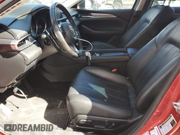 2021 Mazda 6 Carbon Edition with VIN JM1GL1WY8M1605828, listed as a Copart auction lot 48435225 with 70,917 mi miles and Salvage Title. Bid and sale history available at DreamBid. Image 7.