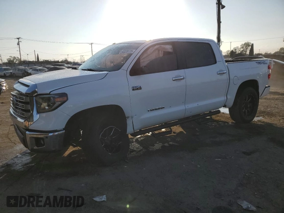 2019 Toyota Tundra 2WD SR5 with VIN 5TFFY5F19KX251576, listed as a Copart auction lot 43228725 with 64,027 mi miles and Salvage Title. Bid and sale history available at carsss.com. Image 1.