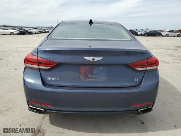 2015 Hyundai Genesis 3.8L with VIN KMHGN4JE4FU089344, listed as a Copart auction lot 49000875 with 80,521 mi miles and Salvage Title. Bid and sale history available at carsss.com. Image 6.