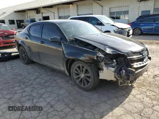 2014 Dodge Avenger SE with VIN 1C3CDZAB5EN188972, listed as a Copart auction lot 53466165 with 158,326 mi miles and Salvage Title. Bid and sale history available at DreamBid. Image 4.