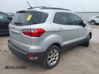 2018 Ford EcoSport SE with VIN MAJ3P1TE1JC183355, listed as a IAAI auction lot 41806498 with 112,558 mi miles. Bid and sale history available at carsss.com. Image 4.