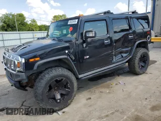 2006 Hummer H2 with VIN 5GRGN23U26H100264, listed as a Copart auction lot 58083494 with 169,104 mi miles and Salvage Title. Bid and sale history available at carsss.com. Image 1.