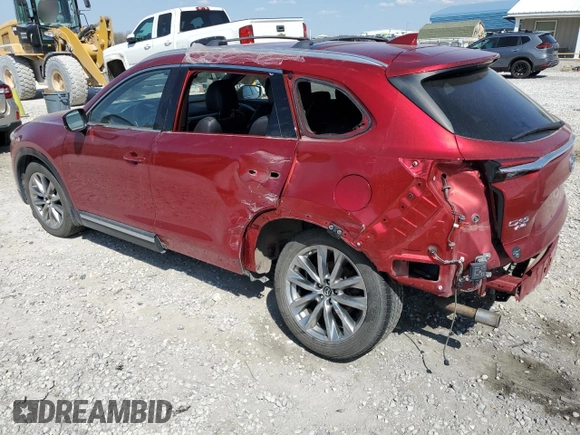 2019 Mazda CX-9 Grand Touring z VIN JM3TCBDY6K0326394, wystawiony jako Copart lot #50057545 z przebiegiem 55 272 mil mil oraz Szkoda całkowita • Salvage title. Historia ofert i sprzedaży dostępna na DreamBid. Obrazek 2.