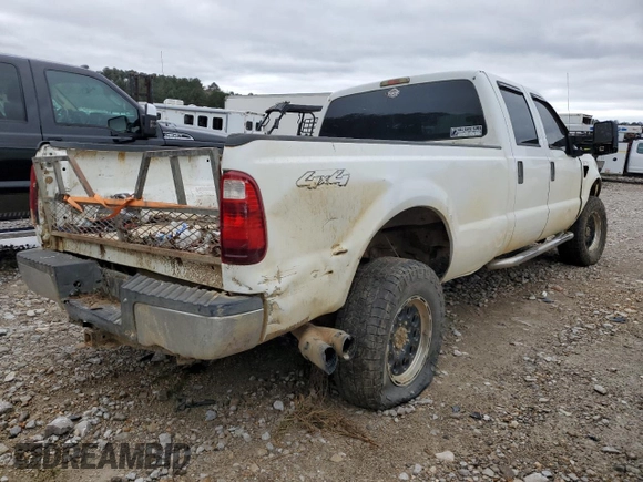 2008 Ford F-350 XL with VIN 1FTWW31RX8EB18787, listed as a Copart auction lot 43568645 with 237,226 mi miles and Salvage Title. Bid and sale history available at DreamBid. Image 3.