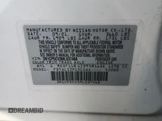 2021 Nissan Kicks SV with VIN 3N1CP5CV3ML537468, listed as a Copart auction lot 42263025 with 44,206 mi miles and Non Repairable. Bid and sale history available at DreamBid. Image 13.