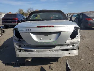 2008 Mercedes-Benz CLK 350 with VIN WDBTK56F38T088745, listed as a Copart auction lot 79519424 with 74,524 mi miles and Salvage Title. Bid and sale history available at DreamBid. Image 6.
