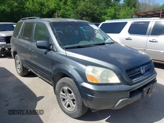 2004 Honda Pilot EX with VIN 2HKYF18564H505136, listed as a IAAI auction lot 42101753 with 236,696 mi miles and . Bid and sale history available at DreamBid. Image 1.