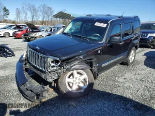 2008 Jeep Liberty Limited with VIN 1J8GN58K78W195728, listed as a Copart auction lot 46174195 with 130,855 mi miles and Salvage Title. Bid and sale history available at DreamBid. Image 1.
