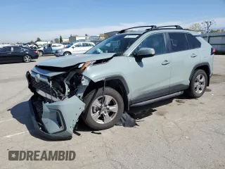 2023 Toyota RAV4 XLE with VIN 2T3W1RFV3PW245766, listed as a Copart auction lot 48676165 with 13,773 mi miles and Salvage Title. Bid and sale history available at carsss.com. Image 1.