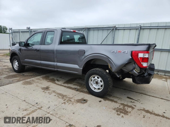 2021 Ford F-150 XL with VIN 1FTFX1E5XMKE06023, listed as a Copart auction lot 62383545 with 96,481 mi miles and Clean title. Bid and sale history available at DreamBid. Image 2.