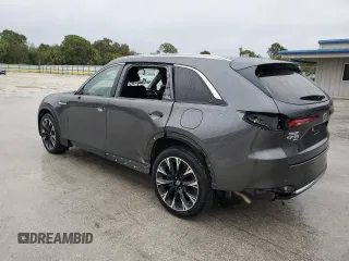 2024 Mazda CX-90 Premium with VIN JM3KKDHA5R1110905, listed as a Copart auction lot 42195375 with 17,575 mi miles and Salvage title. Bid and sale history available at DreamBid. Image 2.