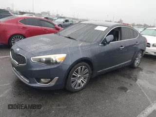 2014 Kia Cadenza Premium with VIN KNALN4D78E5125574, listed as a IAAI auction lot 41490830 with 172,569 mi miles. Bid and sale history available at carsss.com. Image 2.