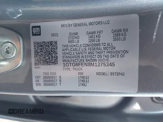 2021 GMC Canyon 4WD AT4 z VIN 1GTG6FEN8M1275345, wystawiony jako IAAI lot #42045878 z przebiegiem 68 299 mil mil oraz . Historia ofert i sprzedaży dostępna na DreamBid. Obrazek 9.