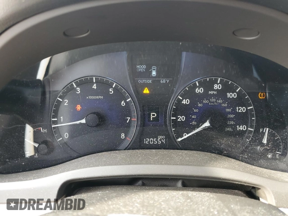 2010 Lexus RX 350 with VIN JTJZK1BA0A2000211, listed as a Copart auction lot 62957225 with 120,554 mi miles and Salvage title. Bid and sale history available at DreamBid. Image 9.