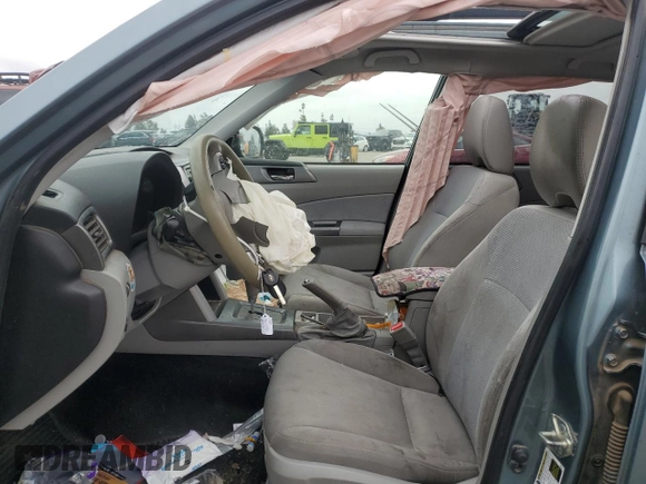 2012 Subaru Forester X Premium with VIN JF2SHACC8CH467056, listed as a Copart auction lot 56071135 with Not provided miles and Salvage title. Bid and sale history available at DreamBid. Image 7.