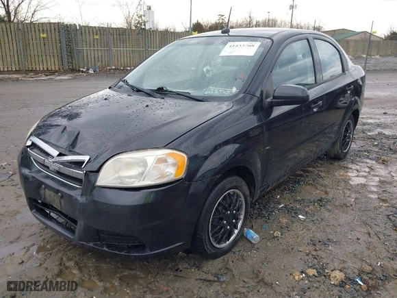 2010 Chevrolet Aveo LT w/1LT with VIN KL1TD5DE1AB069894, listed as a IAAI auction lot 41433708 with 179,944 mi miles. Bid and sale history available at carsss.com. Image 2.