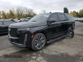 2022 Cadillac Escalade Sport Platinum with VIN 1GYS4GKL5NR166461, listed as a Copart auction lot 79313394 with 32,586 mi miles and Salvage title. Bid and sale history available at DreamBid. Image 1.