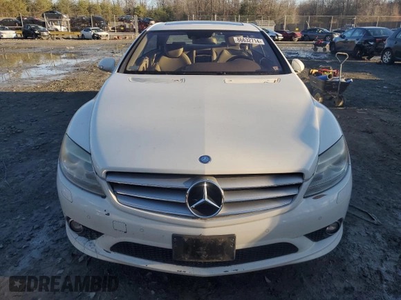 2008 Mercedes-Benz CL-Class V8 with VIN WDDEJ71X98A010416, listed as a Copart auction lot 86632714 with 0 mi miles and Clean Title. Bid and sale history available at carsss.com. Image 5.