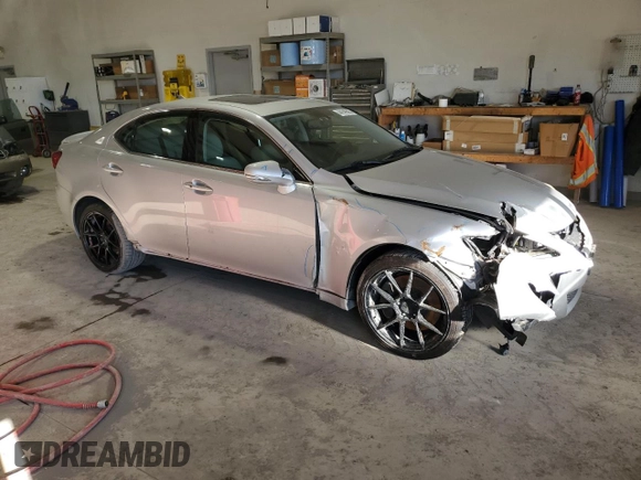 2012 Lexus IS 350 with VIN JTHCE5C2XC5002532, listed as a Copart auction lot 44149565 with 173,333 mi miles and Salvage title. Bid and sale history available at DreamBid. Image 4.