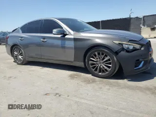 2018 Infiniti Q50 Luxe с VIN JN1EV7AP1JM353078, выставлен на аукционе Copart как лот 53455275 с пробегом 150 790 миль миль и Списание • Salvage title. История ставок и продаж доступна на DreamBid. Изображение 4.