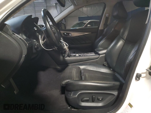 2016 Infiniti Q50 Red Sport 400 with VIN JN1FV7AR5GM451481, listed as a Copart auction lot 57231715 with 69,628 mi miles and Salvage title. Bid and sale history available at DreamBid. Image 7.