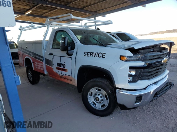 2024 Chevrolet Silverado 1500 with VIN 1GB0WLE79RF357732, listed as a Copart auction lot 89190405 with 1,511 mi miles and Salvage Title. Bid and sale history available at DreamBid. Image 4.