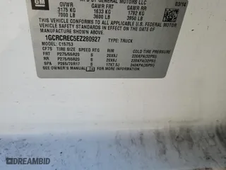 2014 Chevrolet Silverado 1500 LT with VIN 1GCRCREC5EZ280927, listed as a Copart auction lot 88796485 with 207,001 mi miles and Salvage Title. Bid and sale history available at carsss.com. Image 14.