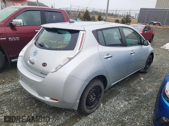 2016 Nissan LEAF SL with VIN 1N4BZ0CP7GC313598, listed as a Copart auction lot 48732505 with 91,069 mi miles and Salvage Title. Bid and sale history available at carsss.com. Image 3.