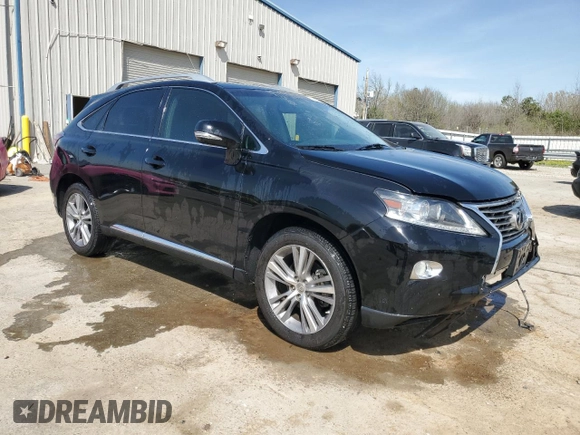 2015 Lexus RX 350 with VIN 2T2ZK1BAXFC150043, listed as a Copart auction lot 50952395 with 122,155 mi miles and Salvage Title. Bid and sale history available at DreamBid. Image 4.