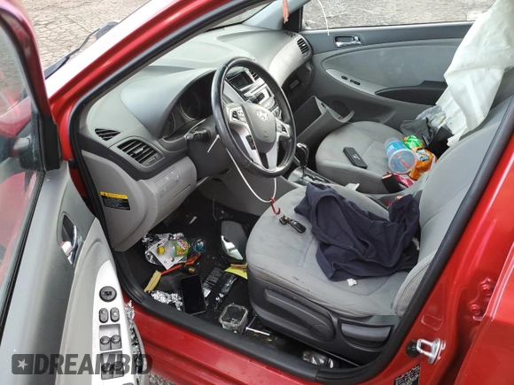 2013 Hyundai Accent SE with VIN KMHCU5AE9DU135285, listed as a Copart auction lot 44464715 with 116,247 mi miles and Salvage Title. Bid and sale history available at carsss.com. Image 8.