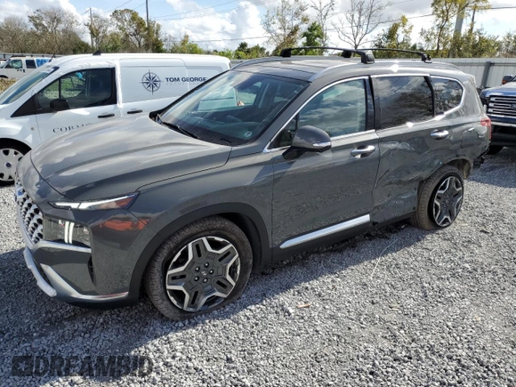 2022 Hyundai Santa Fe Limited with VIN 5NMS44AL6NH403999, listed as a Copart auction lot 85332734 with 19,610 mi miles and Salvage Title. Bid and sale history available at carsss.com. Image 1.