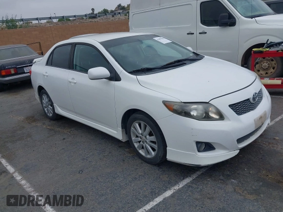 2010 Toyota Corolla with VIN 1NXBU4EE8AZ382731, listed as a IAAI auction lot 42085456 with 160,620 mi miles. Bid and sale history available at carsss.com. Image 1.
