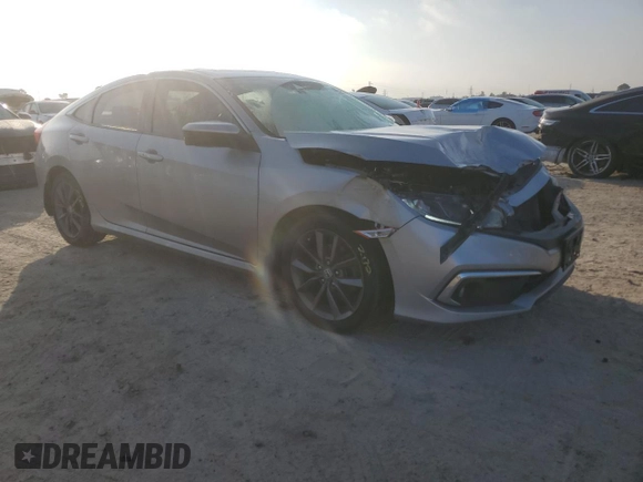 2019 Honda Civic Sedan EX with VIN JHMFC1F36KX003468, listed as a Copart auction lot 44352385 with 77,056 mi miles and Salvage Title. Bid and sale history available at carsss.com. Image 4.