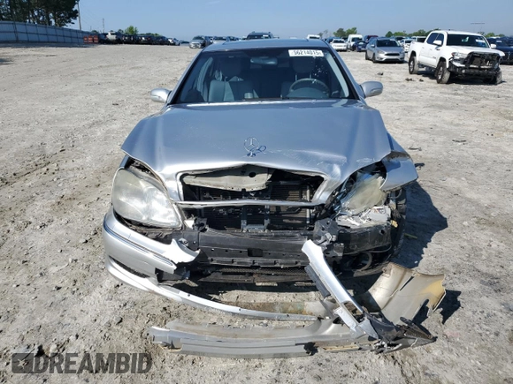 2002 Mercedes-Benz S 430 z VIN WDBNG70J02A289508, wystawiony jako Copart lot #56214015 z przebiegiem 124 719 mil mil oraz Szkoda całkowita • Salvage title. Historia ofert i sprzedaży dostępna na DreamBid. Obrazek 5.