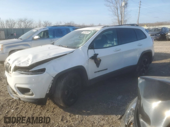 2021 Jeep Cherokee Altitude with VIN 1C4PJMLB2MD139609, listed as a Copart auction lot 83249764 with 70,946 mi miles and Salvage Title. Bid and sale history available at carsss.com. Image 1.