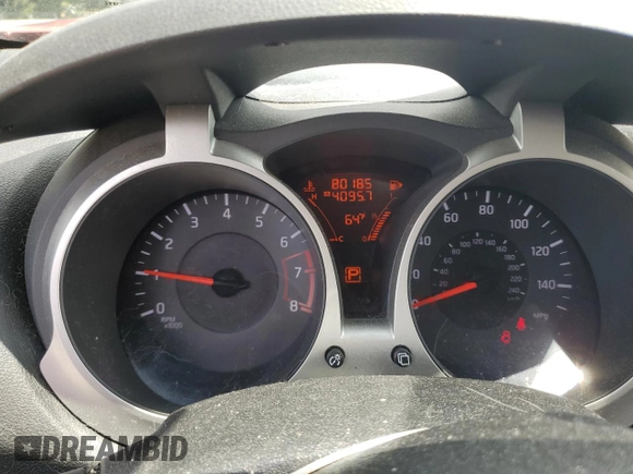 2012 Nissan Juke SL z VIN JN8AF5MV2CT116362, wystawiony jako Copart lot #57714665 z przebiegiem 80 185 mil mil oraz Szkody całkowita. Historia ofert i sprzedaży dostępna na DreamBid. Obrazek 9.