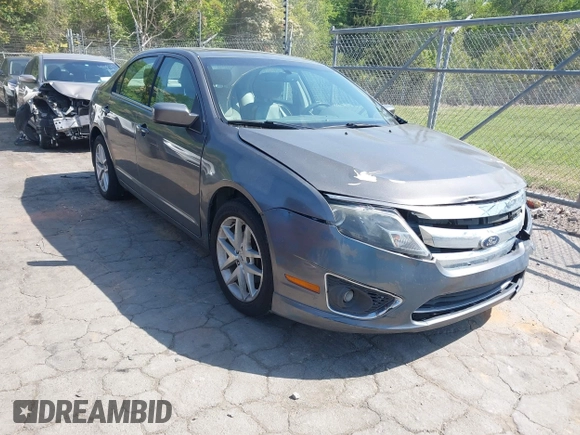 2012 Ford Fusion SEL with VIN 3FAHP0JAXCR243735, listed as a IAAI auction lot 42023783 with 235,434 mi miles. Bid and sale history available at carsss.com. Image 1.