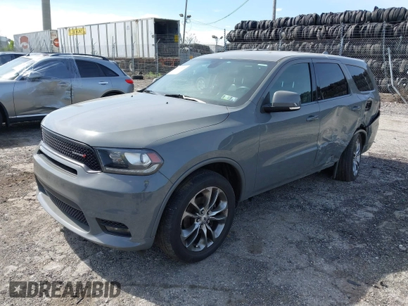 2020 Dodge Durango GT Plus with VIN 1C4RDJDG0LC261866, listed as a IAAI auction lot 42137323 with 103,507 mi miles and . Bid and sale history available at DreamBid. Image 18.