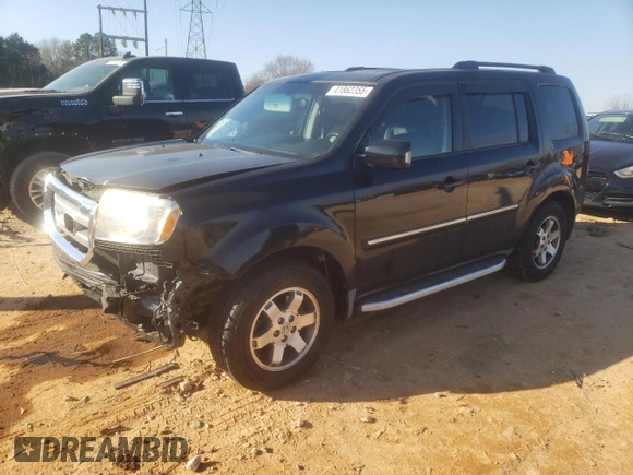 2010 Honda Pilot Touring with VIN 5FNYF4H80AB030671, listed as a Copart auction lot 41862355 with 198,388 mi miles and Salvage Title. Bid and sale history available at DreamBid. Image 1.